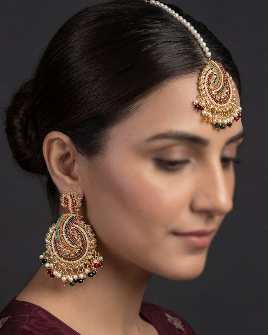 Glimmering Earrings Bindiya
