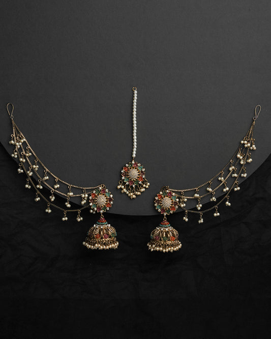 Zeenat Signature Jhumka Bindiya with Sahara