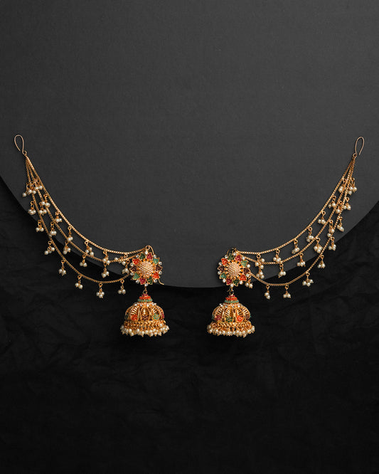 Zeenat Signature Jhumka with Sahara