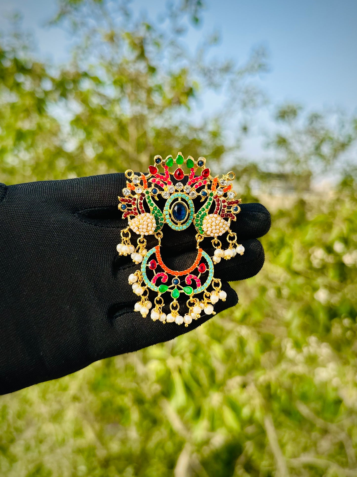 Tasni | Half Jhumar | Hair Clip