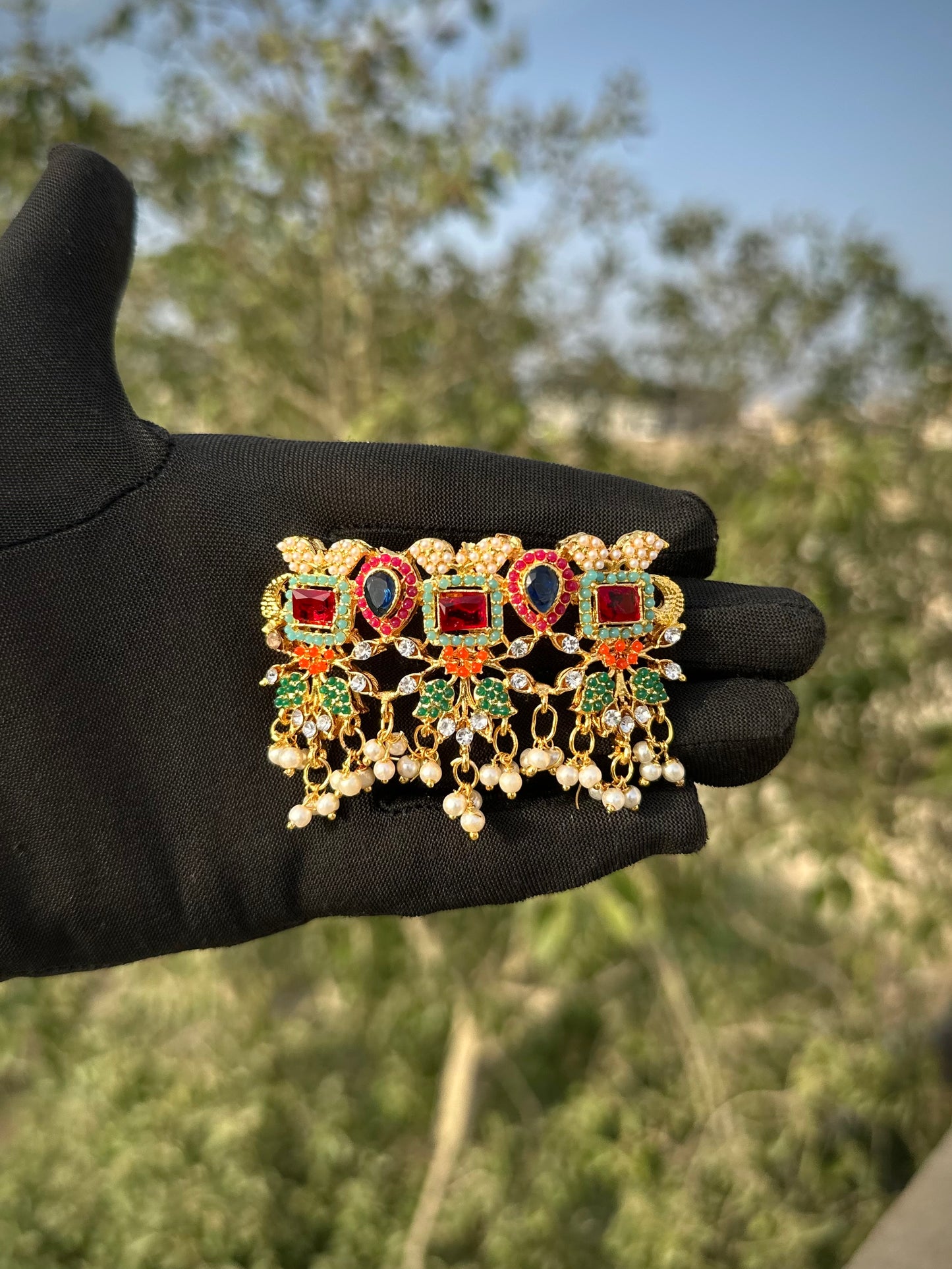 Balochi Tasni + Hair Clip