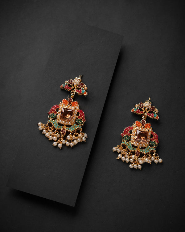Zircon Earrings T-FC