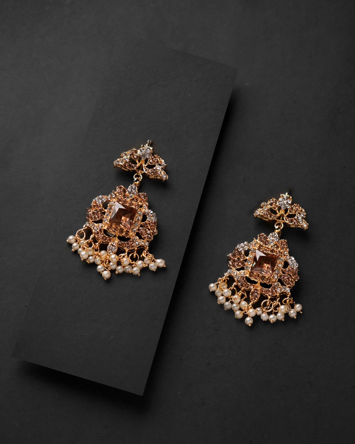 Zircon Earrings T-FC