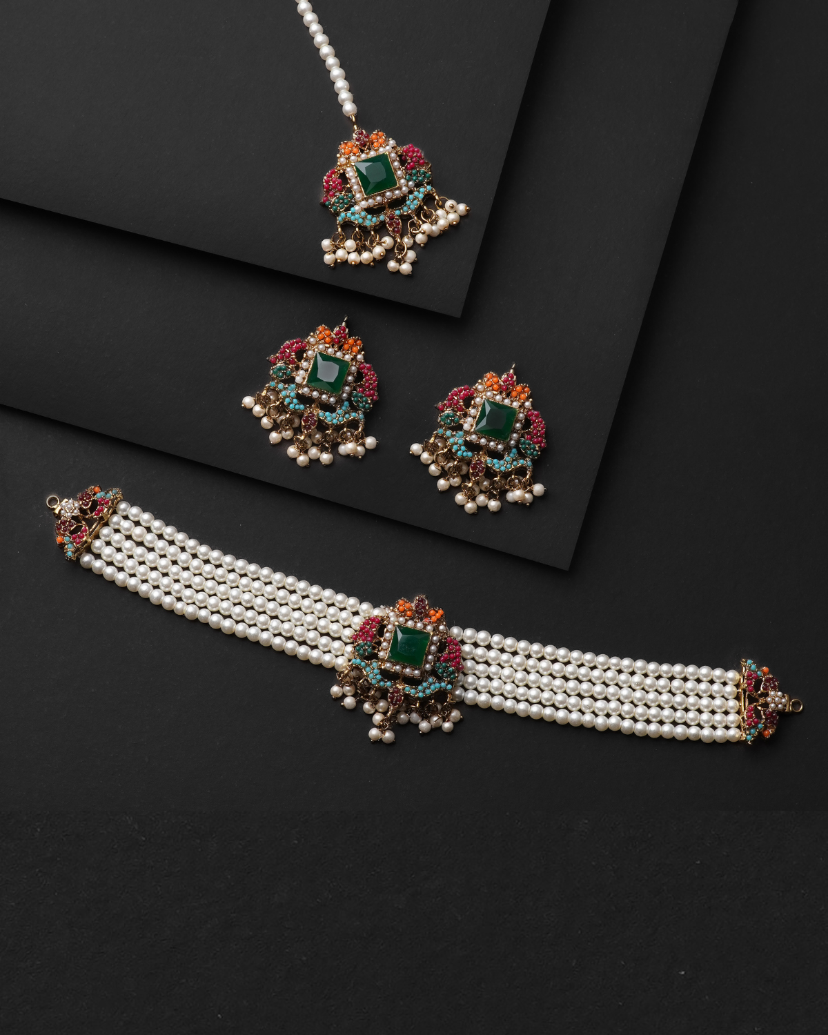 Zircon Choker Necklace