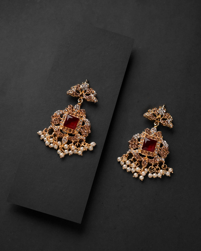 Zircon Earrings T-FC