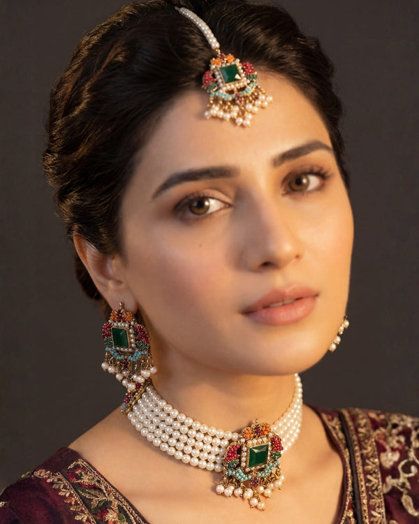 Zircon Choker Necklace