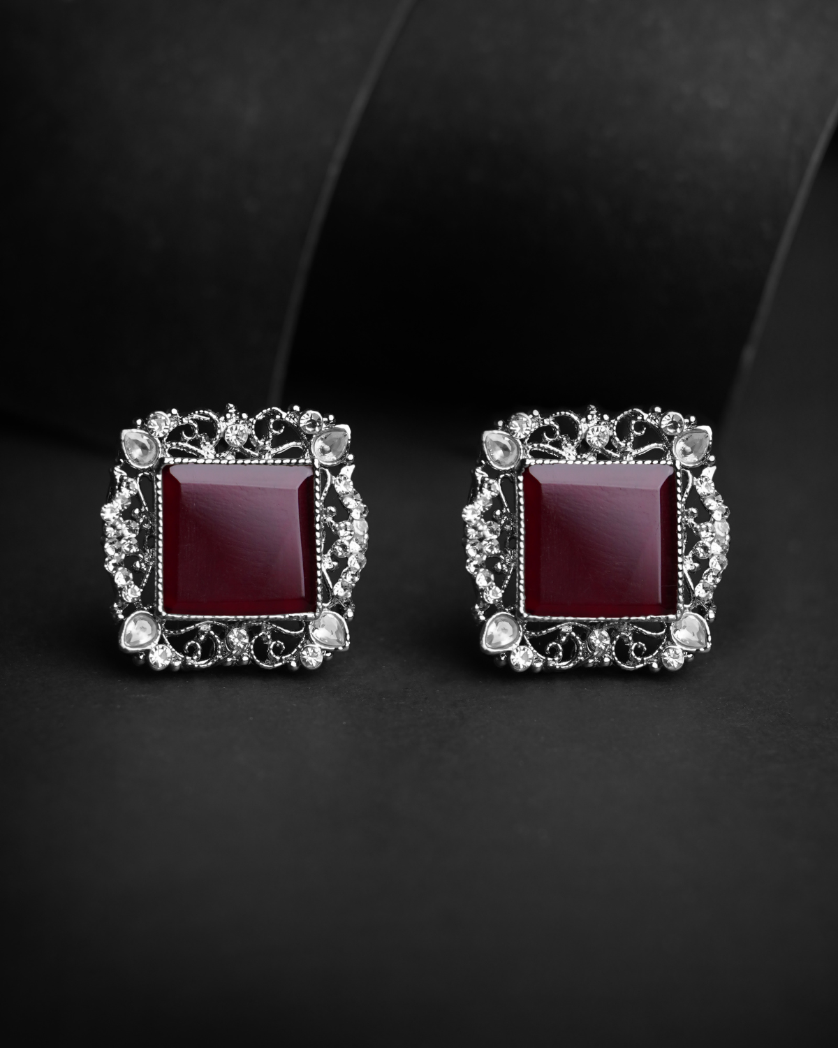 Stone Zircon Studs