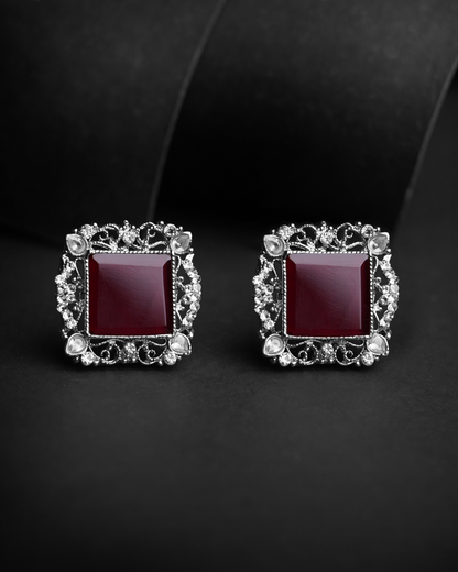 Stone Zircon Studs