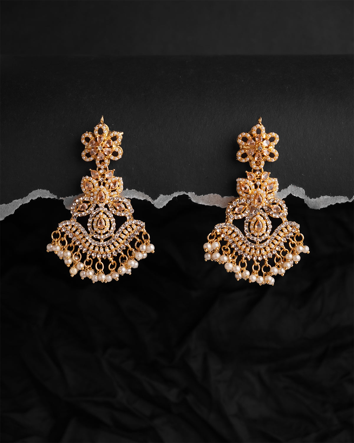 Sheesh Pati with Earrings