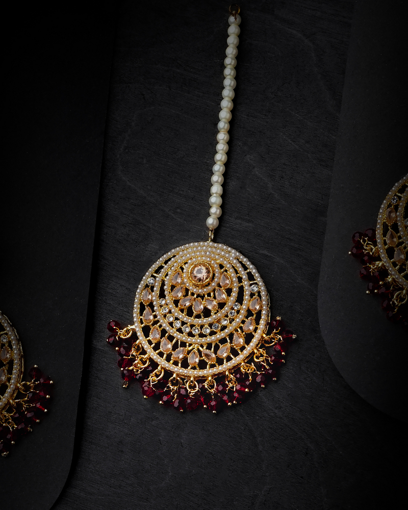 Earrings with Bindiya