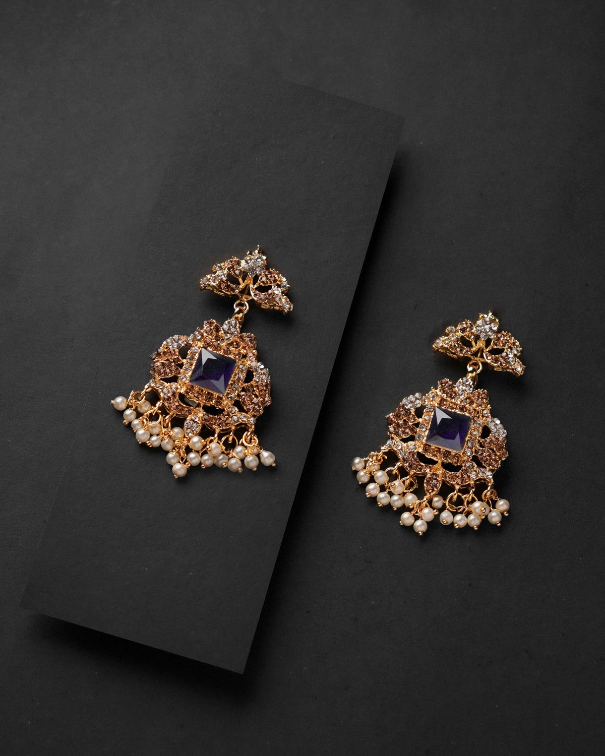 Zircon Earrings T-FC