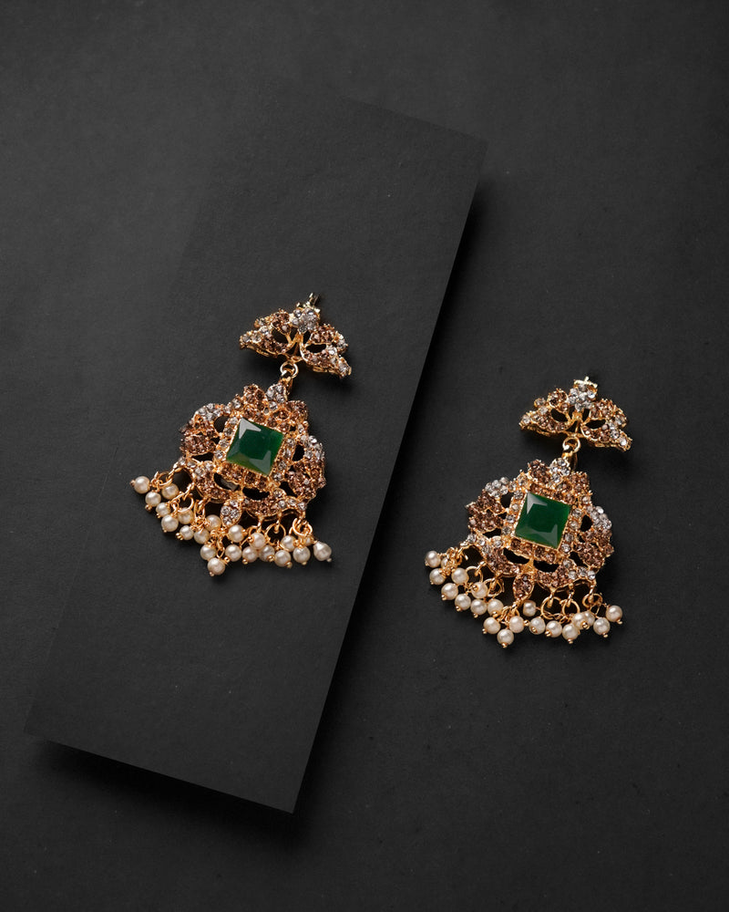 Zircon Earrings T-FC