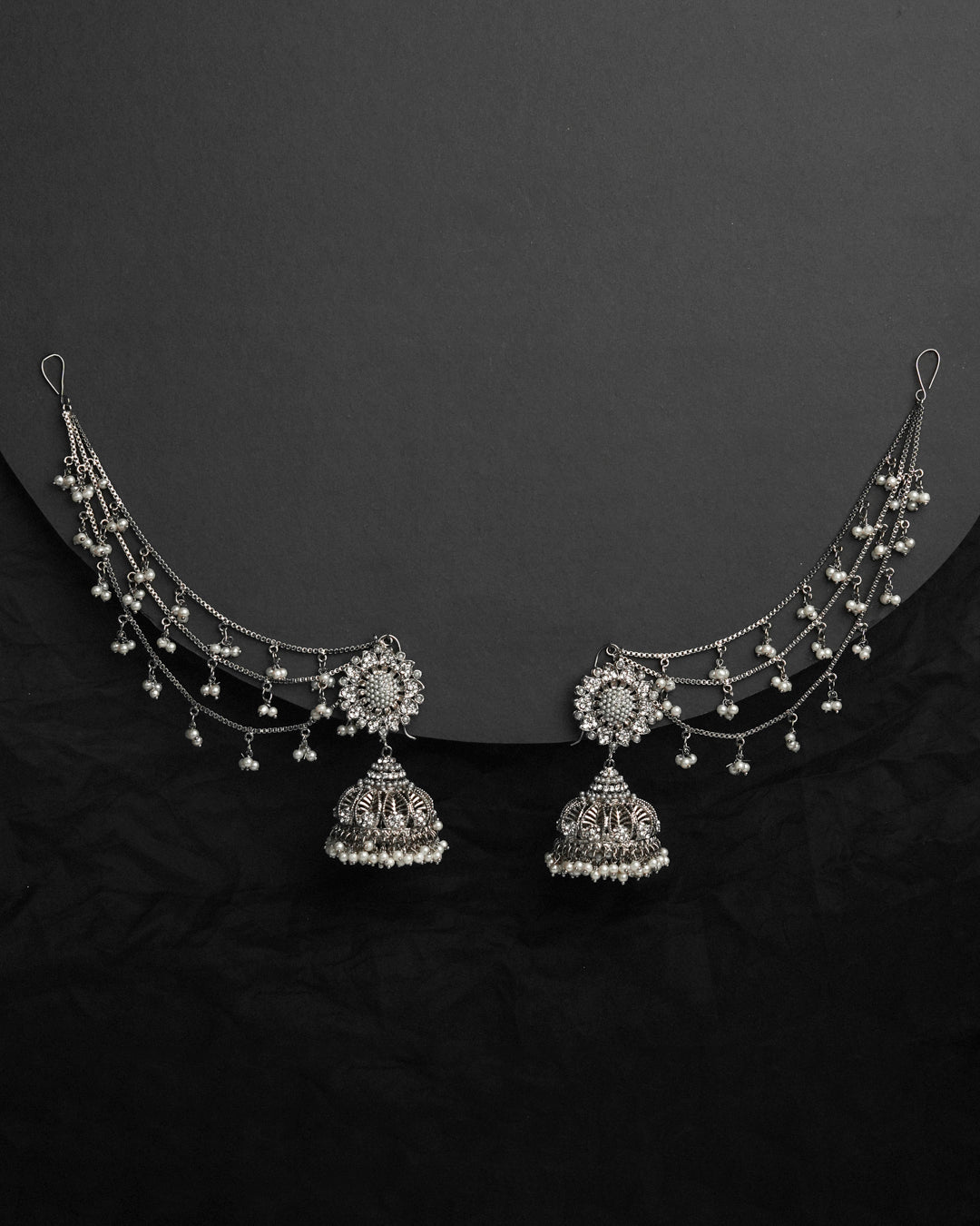 Zeenat Signature Jhumka with Sahara