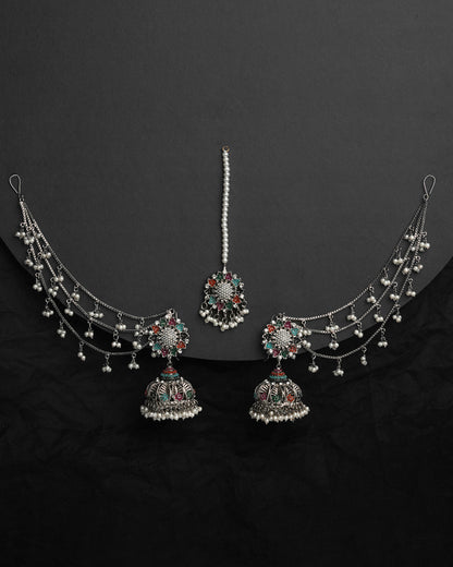 Zeenat Signature Jhumka Bindiya with Sahara