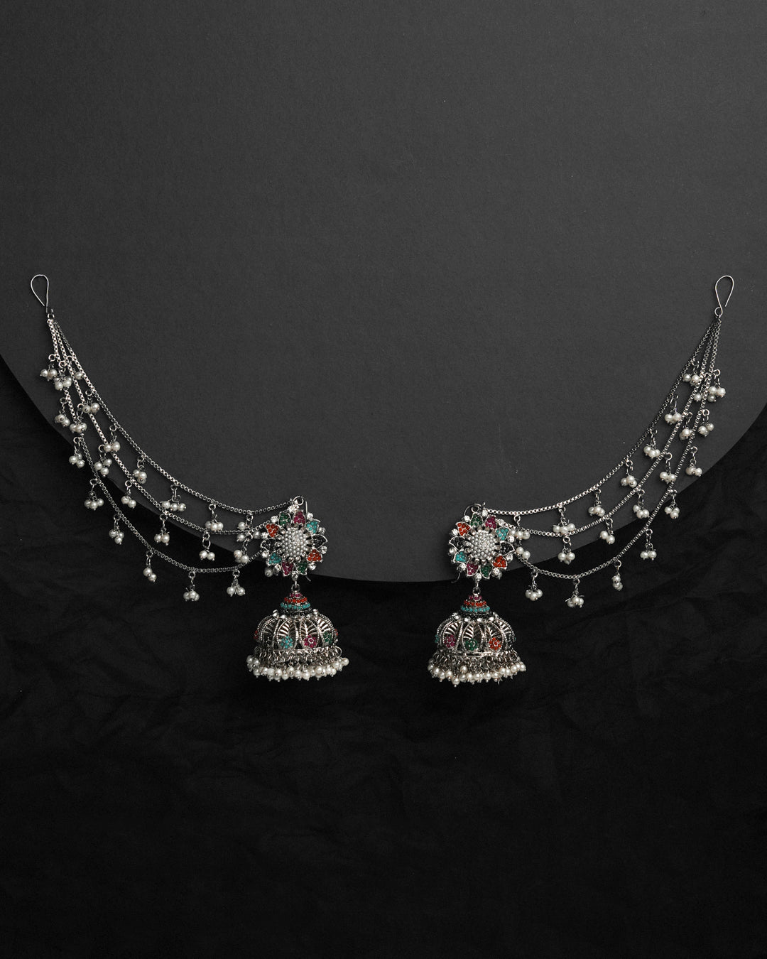 Zeenat Signature Jhumka with Sahara