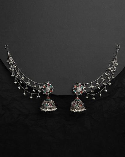 Zeenat Signature Jhumka with Sahara