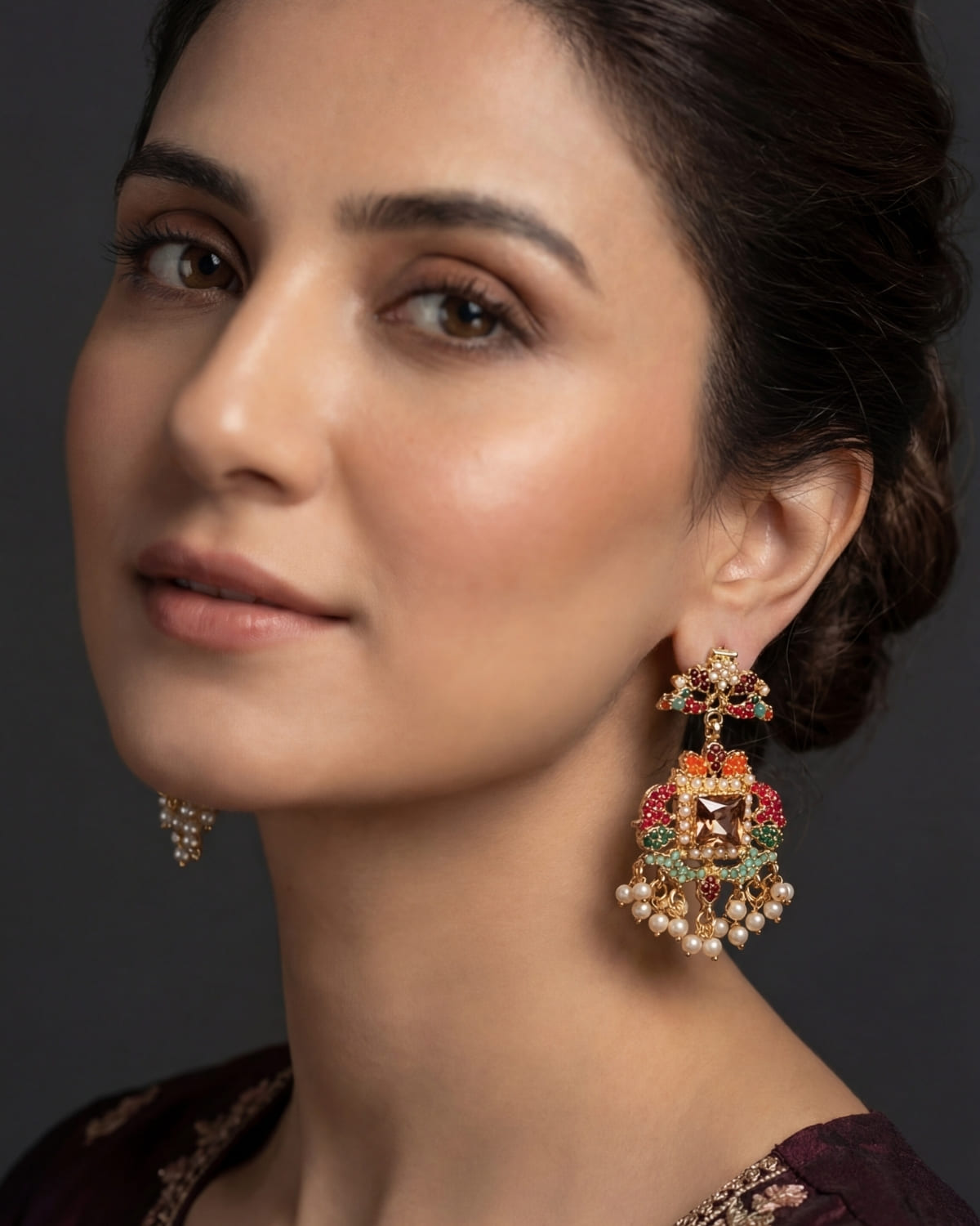 Zircon Earrings T-FC