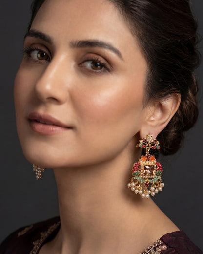 Zircon Earrings T-FC
