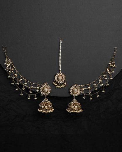 Zeenat Signature Jhumka Bindiya with Sahara