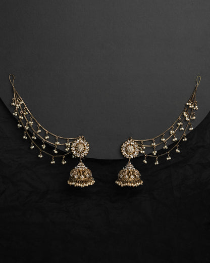 Zeenat Signature Jhumka with Sahara