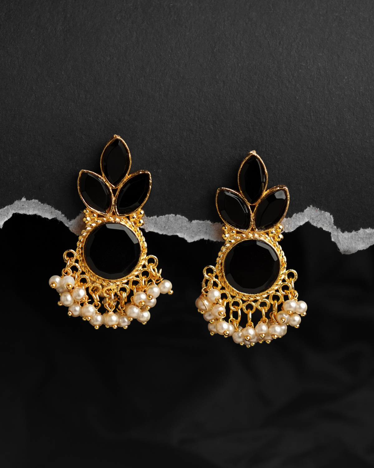 Stone Flower Studs