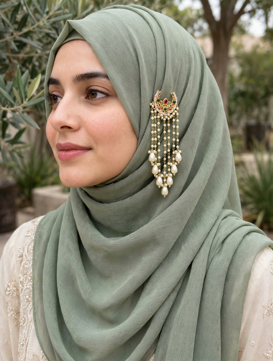 Pearl Drop Tasni | Jhumar