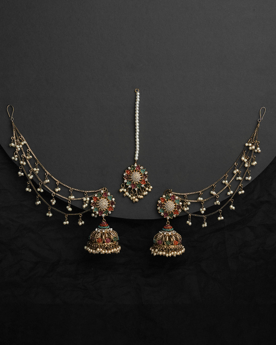 Zeenat Signature Jhumka Bindiya with Sahara