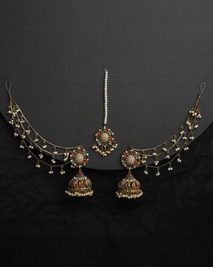 Zeenat Signature Jhumka Bindiya with Sahara