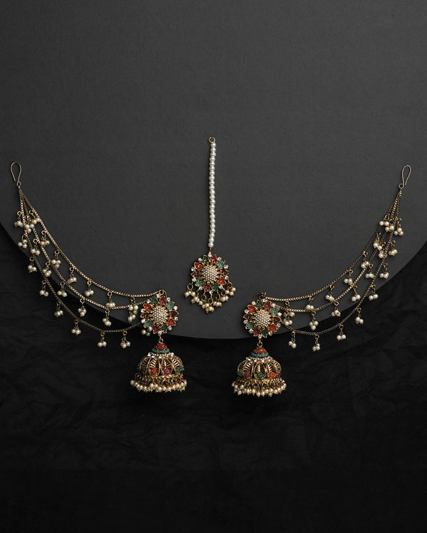 Zeenat Signature Jhumka Bindiya with Sahara