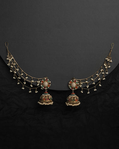 Zeenat Signature Jhumka with Sahara
