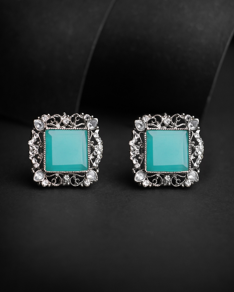 Stone Zircon Studs