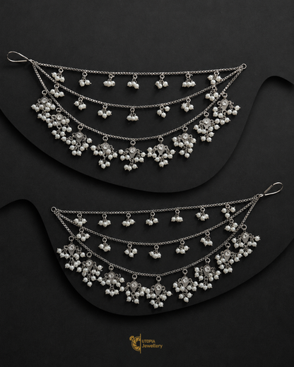Trendy Earrings Three Layer Sahara