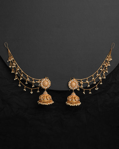 Zeenat Signature Jhumka with Sahara