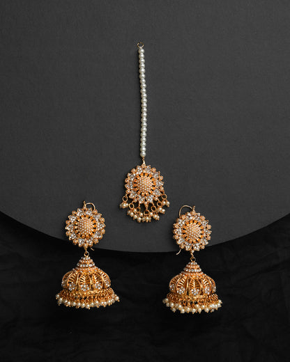 Zeenat Signature Jhumka with Bindiya