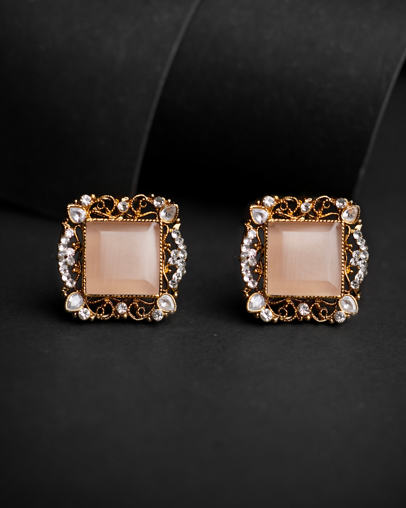 Stone Zircon Studs