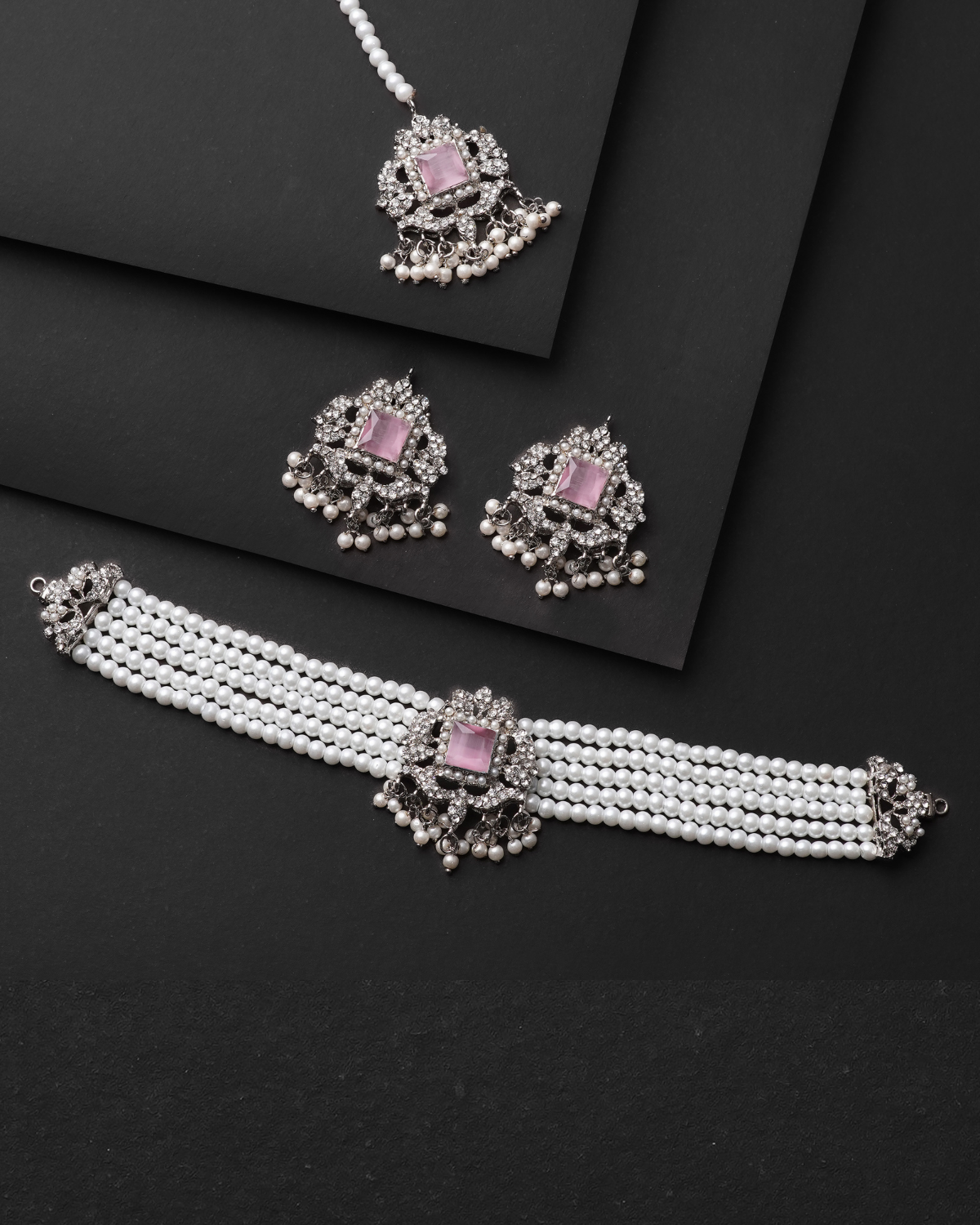Zircon Choker Necklace
