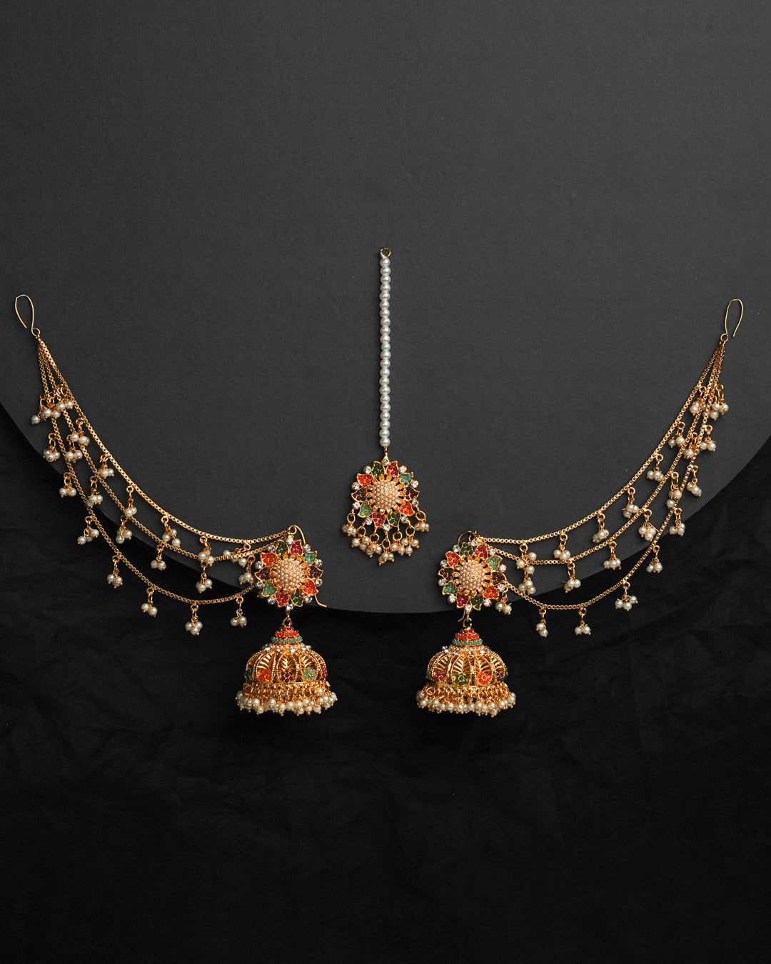 Zeenat Signature Jhumka Bindiya with Sahara