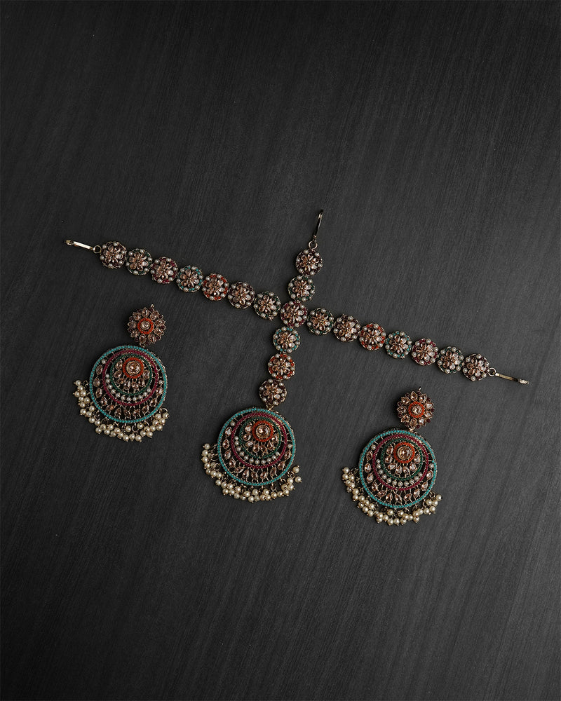 Golden-Nauratan Sheesh Pati