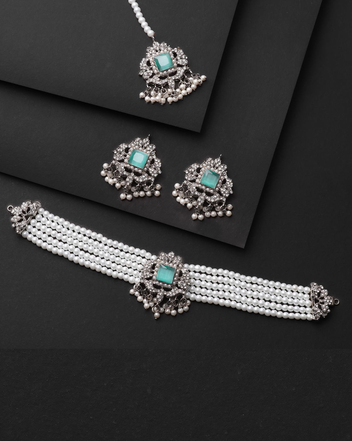 Zircon Choker Necklace