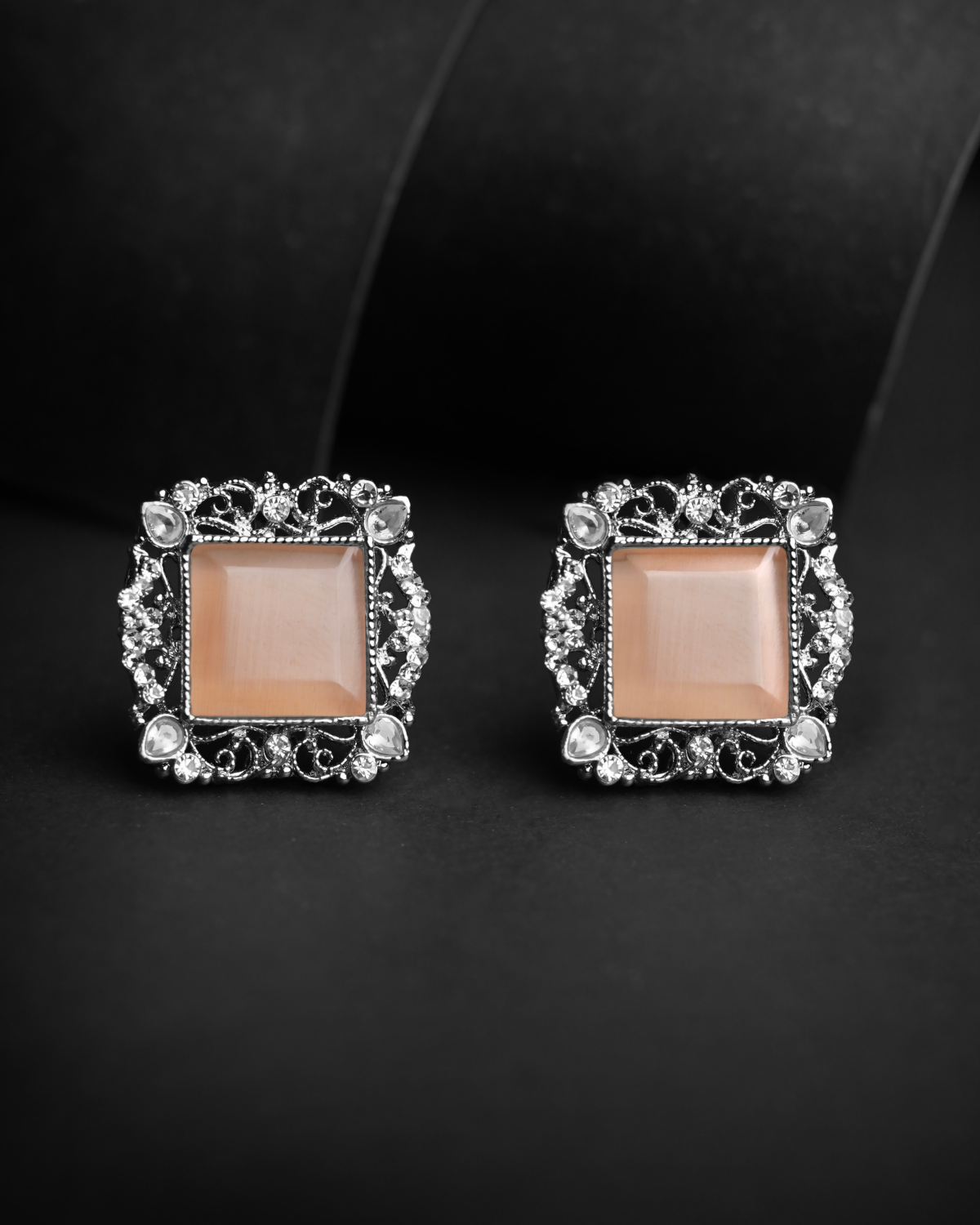 Stone Zircon Studs