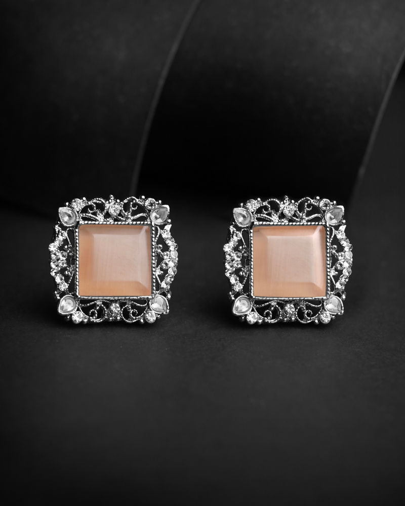Stone Zircon Studs