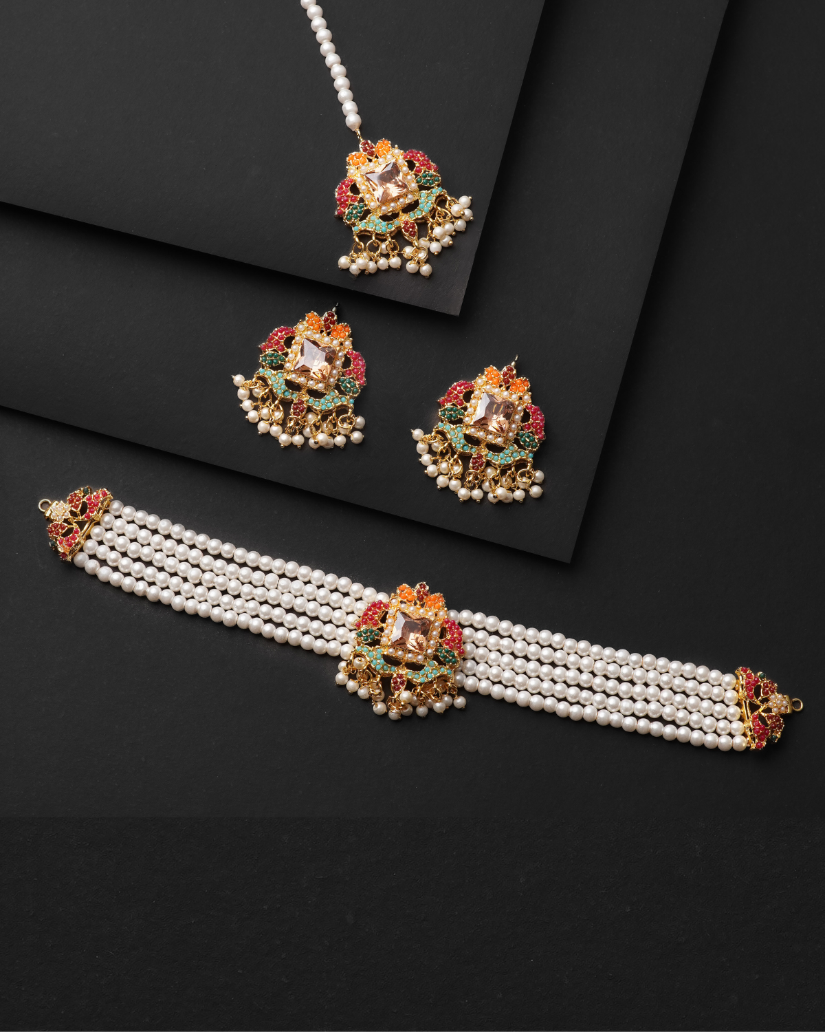 Zircon Choker Necklace
