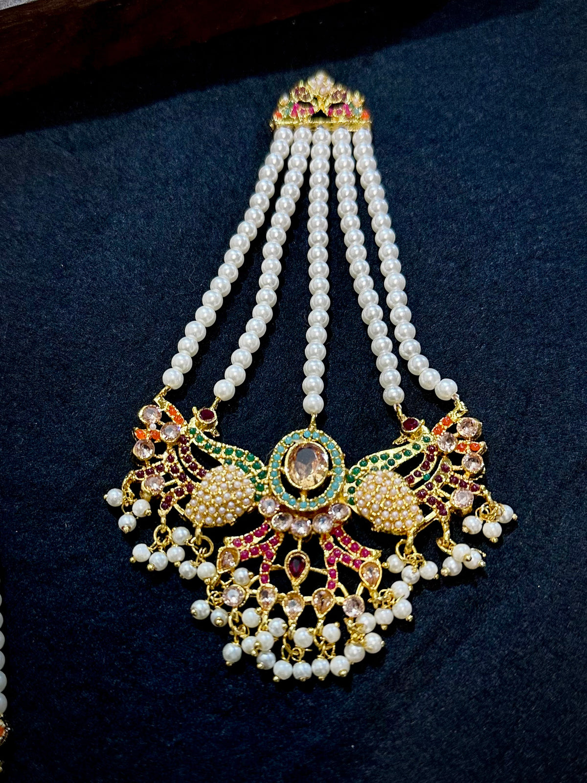 Moar Mahal Maala | Necklace | Jhumka | Jhumar | Bindiya