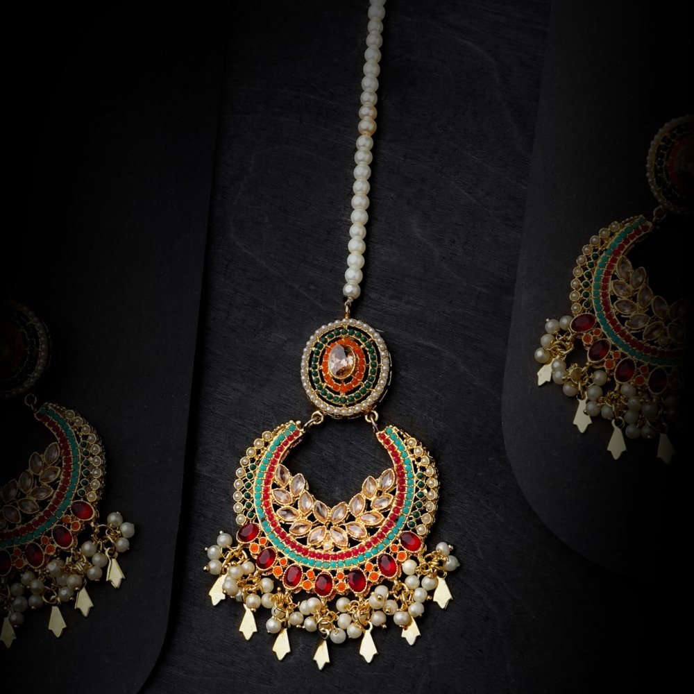 Bahar-e-Nauratan Earrings Bindiya - Image 7