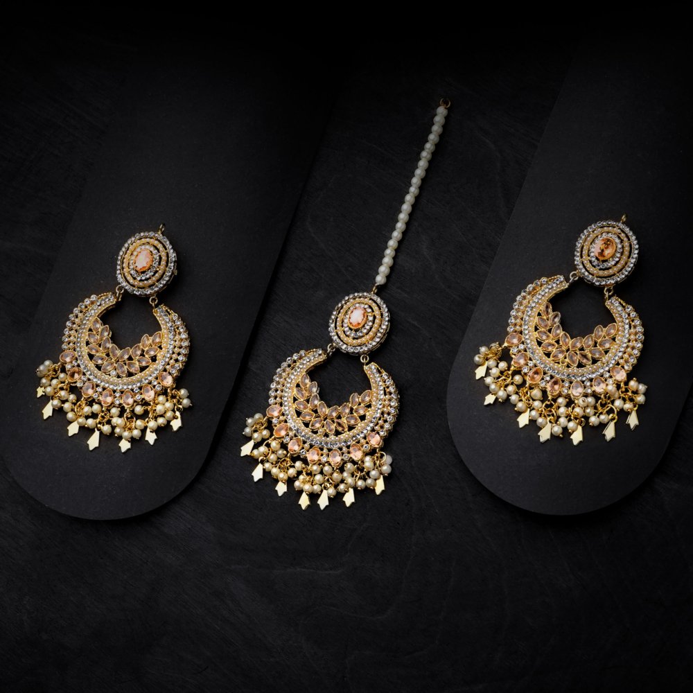 Bahar-e-Nauratan Earrings Bindiya - Image 4