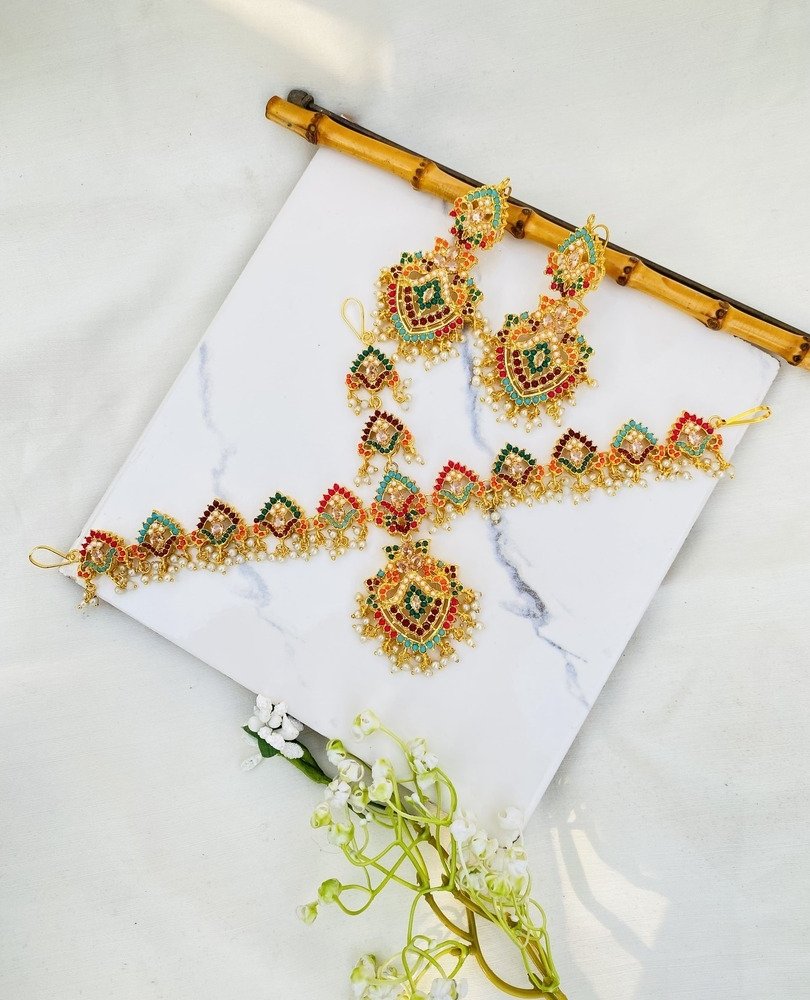 Trendy Matha Patti with Earrings